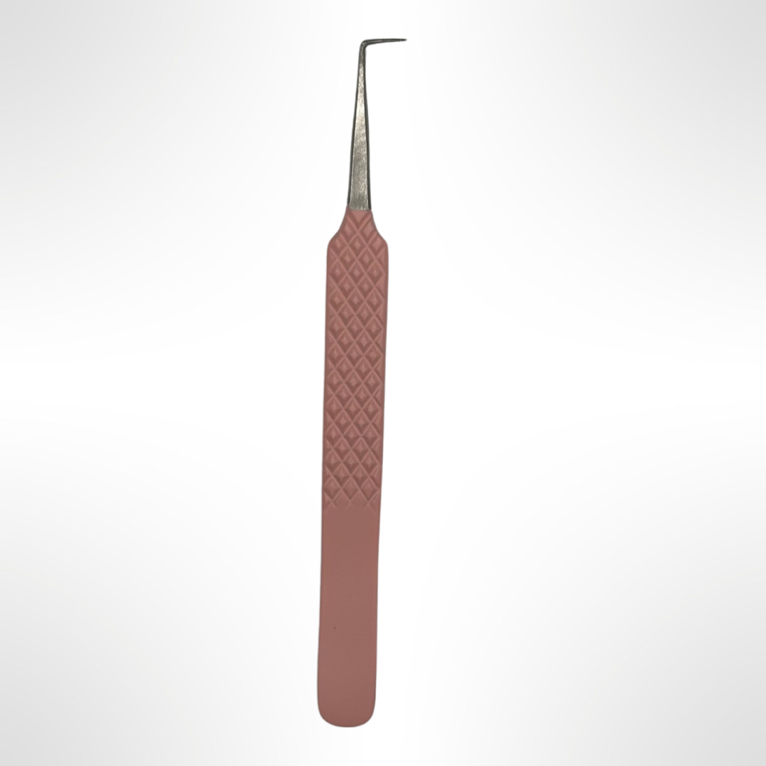 Fiber Tip Tweezers Pink #24