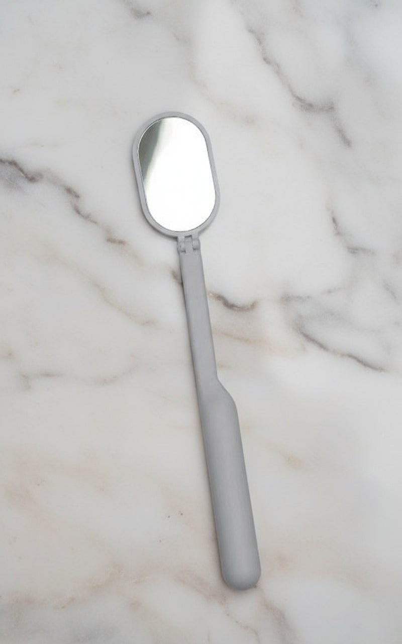 Folding checking mirror