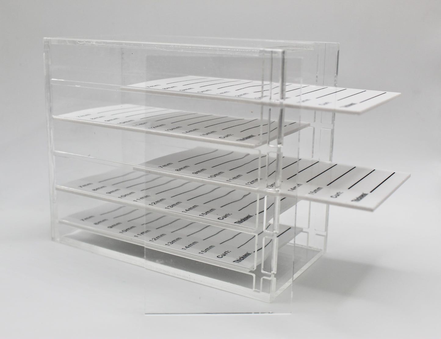 5 layer acrylic storage box