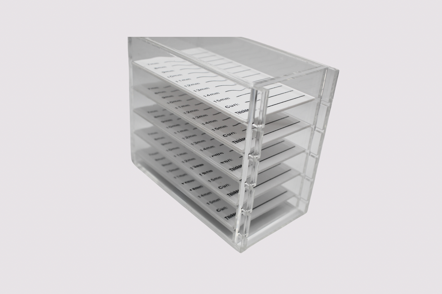 5 layer acrylic storage box