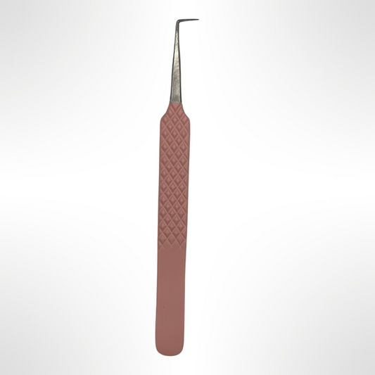 Fiber Tip Tweezers Pink #24